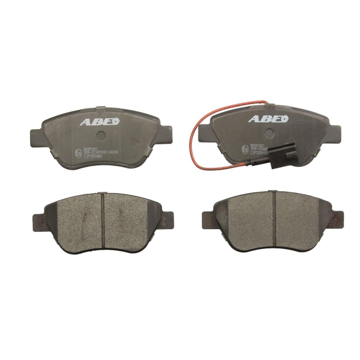 ABE Bremsbeläge Satz Bremsklötze Bremssteine Set Vorne mit Verschleißwarnkontakt C1F059ABE ABE Bremsbeläge Satz Bremsklötze Bremssteine Set Vorne mit Verschleißwarnkontakt C1F059ABE von ABE