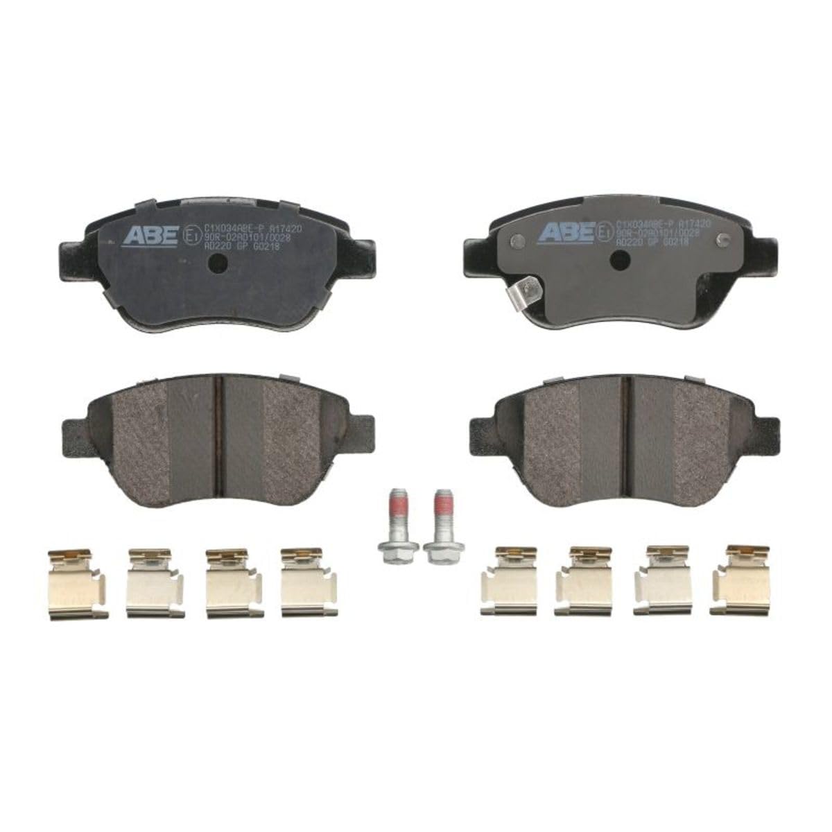 ABE Bremsbeläge Satz Bremsklötze Bremssteine Set Vorne C1X034ABE-P ABE Bremsbeläge Satz Bremsklötze Bremssteine Set Vorne C1X034ABE-P von ABE