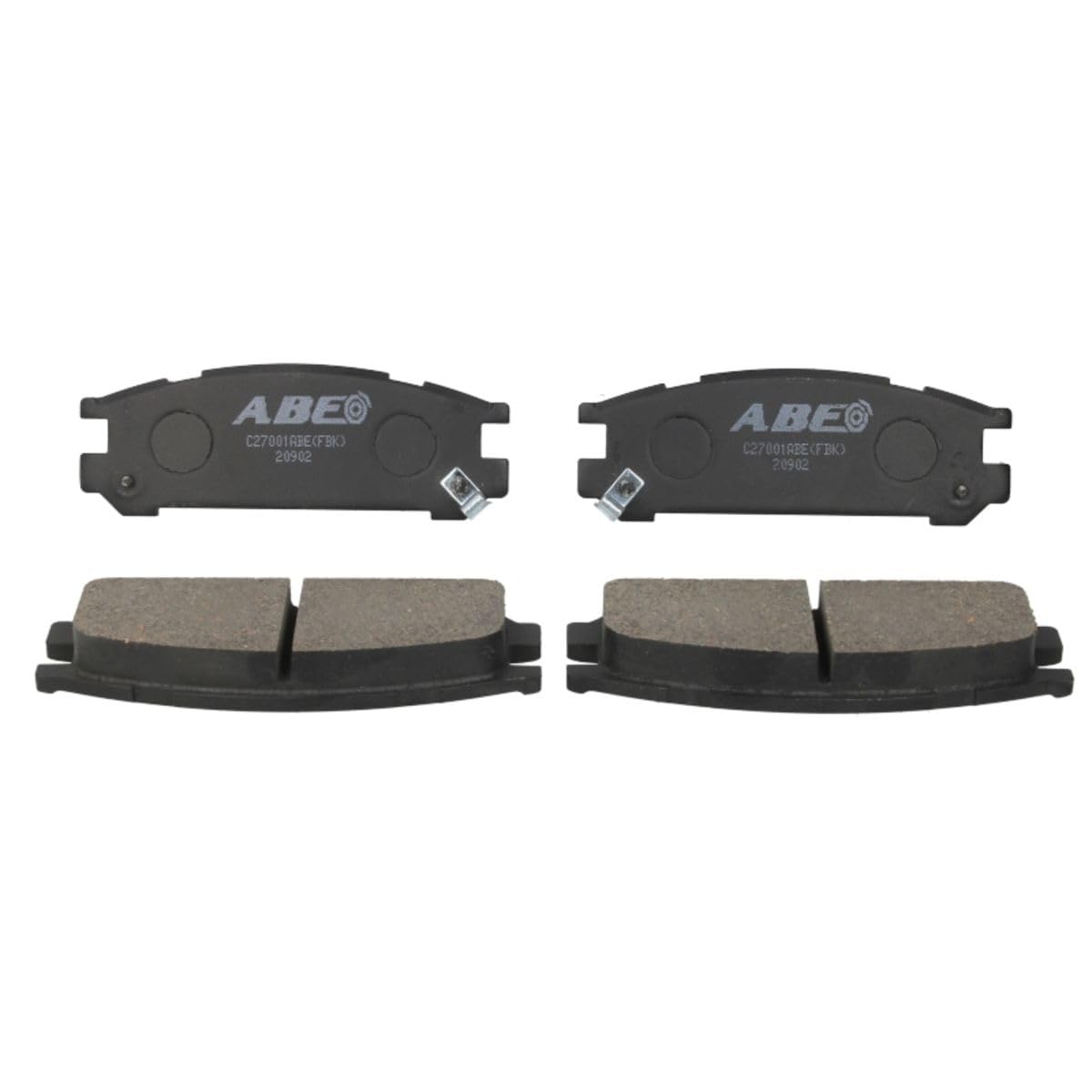 ABE Bremsbeläge Satz Bremsklötze Bremssteine Set Hinten mit Verschleißwarnkontakt C27001ABE ABE Bremsbeläge Satz Bremsklötze Bremssteine Set Hinten mit Verschleißwarnkontakt C27001ABE von ABE