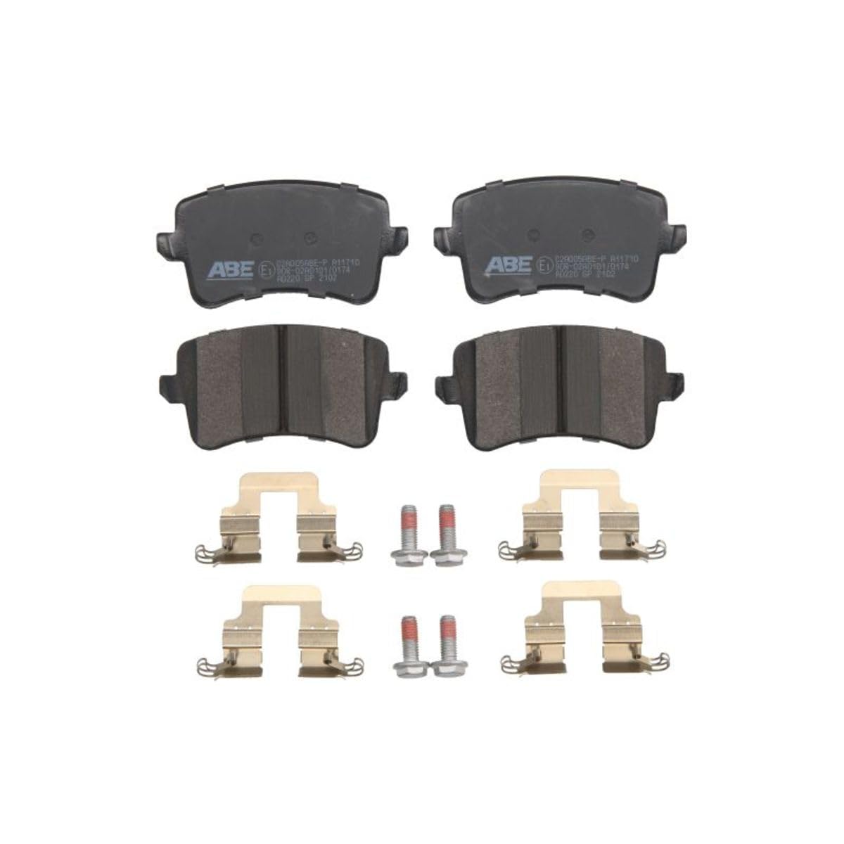 ABE Bremsbeläge Satz Bremsklötze Bremssteine Set Hinten C2A005ABE-P ABE Bremsbeläge Satz Bremsklötze Bremssteine Set Hinten C2A005ABE-P von ABE