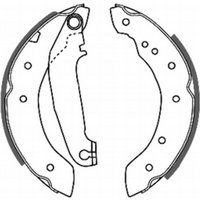 Bremsbackensatz ABE C0V002ABE Bremsbackensatz ABE C0V002ABE von Abe