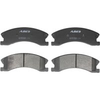 Bremsbelagsatz ABE C1Y036ABE, Vorne von Abe