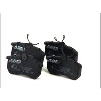 Bremsbelagsatz ABE C2G007ABE, Hinten von Abe
