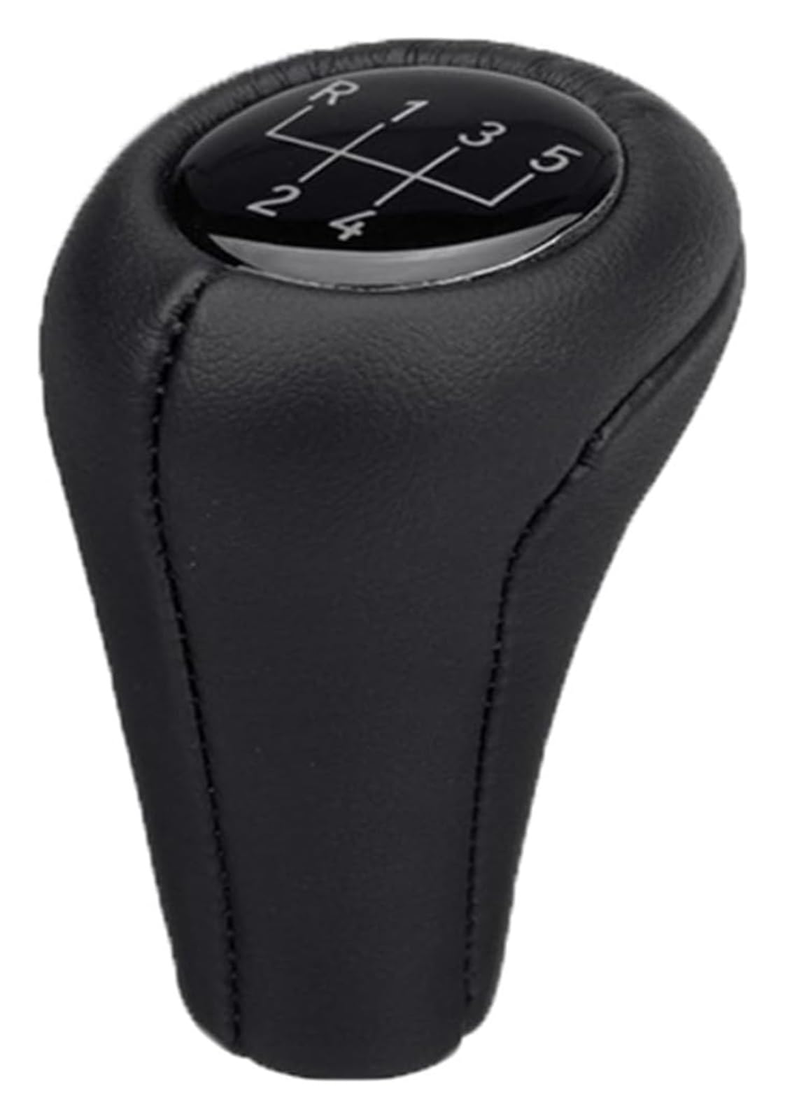 Auto Schalthebel Stick Shifter Für BM&W 1 3 5 6 7 Serie E90 E91 E92 E93 E30 E36 E46 F30 Z4 E85 E86 Für X5 E53 5/6 Gang Auto Schaltknauf Handballknopf Schaltknauf(5 Speed Leather) von ABHBVGZFZT