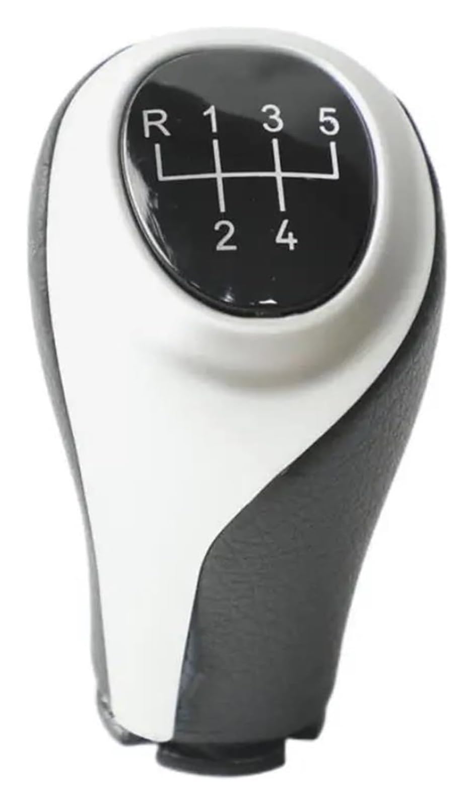 Auto Schalthebel Stick Shifter Für BM&W 3er F30 F31 F32 F33 F34 F35 F36 5/6 Gang Auto Schaltknauf Hebel Stick Stift Gamasche Kofferraumabdeckung Fall Getriebekopfkappe(5 Speed Gear Knob) von ABHBVGZFZT