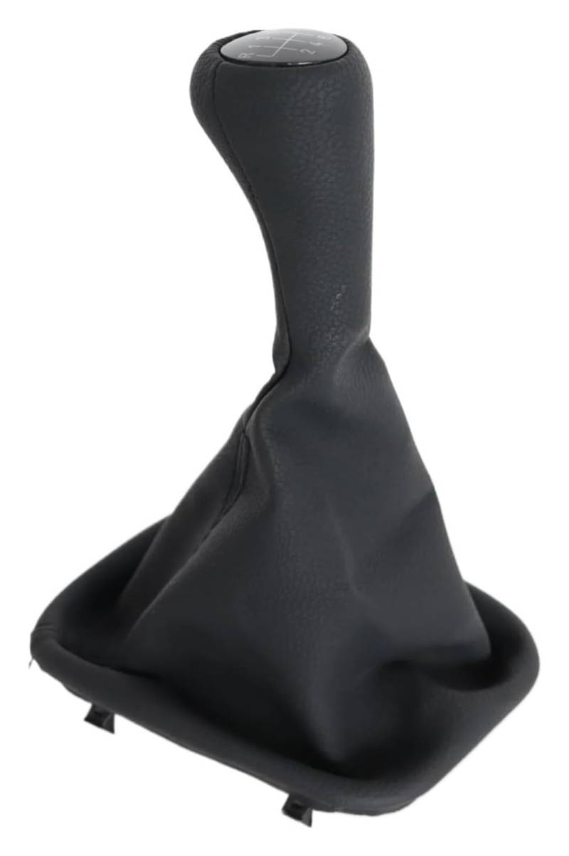 Auto Schalthebel Stick Shifter Für BM&W E30 5-Gang-6-Gang-Auto-Schaltknauf, Linkslenker, LHD-Schaltknauf Mit Ledermanschette Und Schalthebelkopfkappe von ABHBVGZFZT