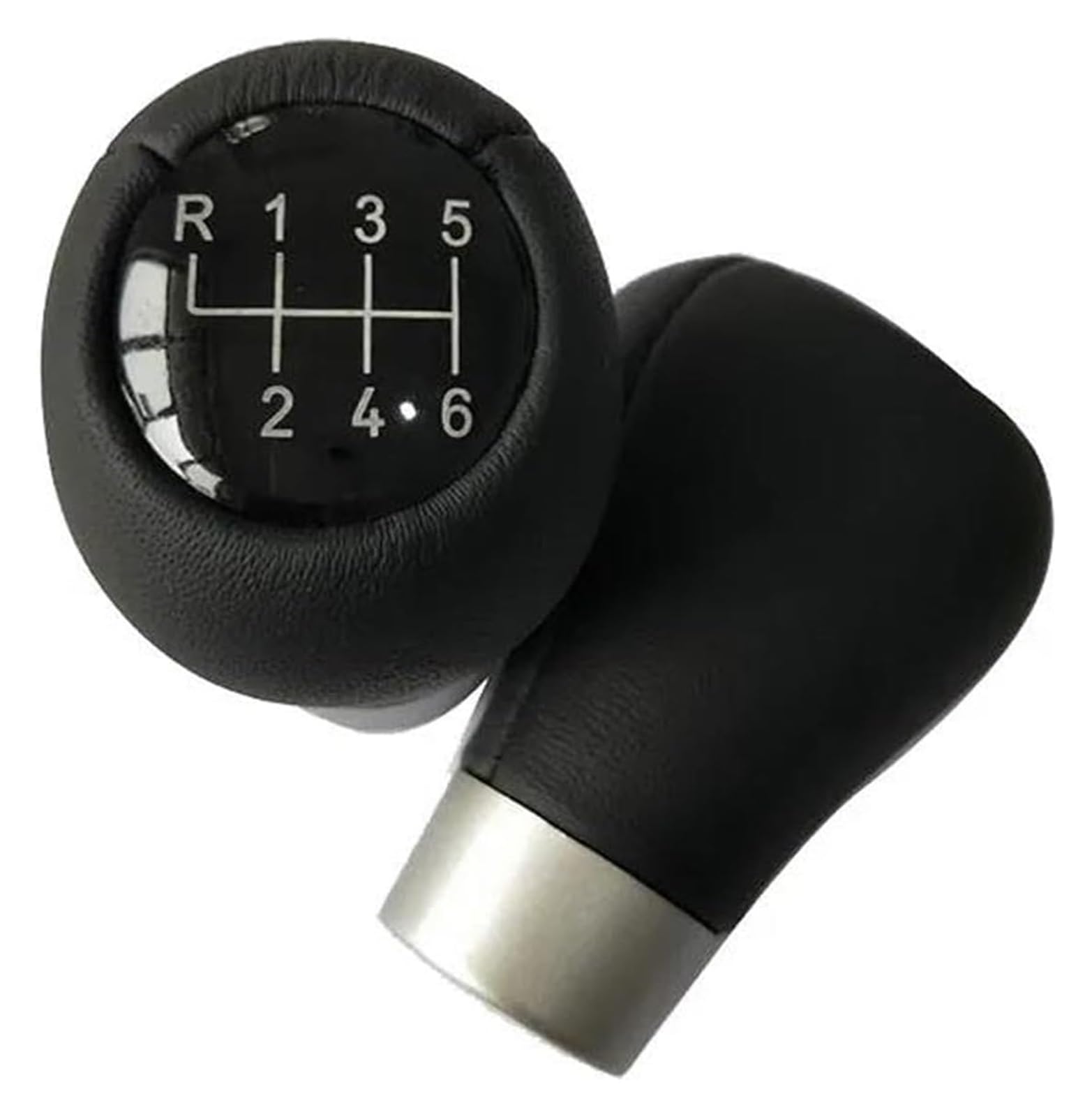 Auto Schalthebel Stick Shifter Für BM&W E30 E32 E34 E36 E38 E39 E46 E53 E60 E63 E83 E84 E90 E91 5 6 Gang Auto Schaltknauf Power Sport Getriebekopfkappe(Short 6s) von ABHBVGZFZT