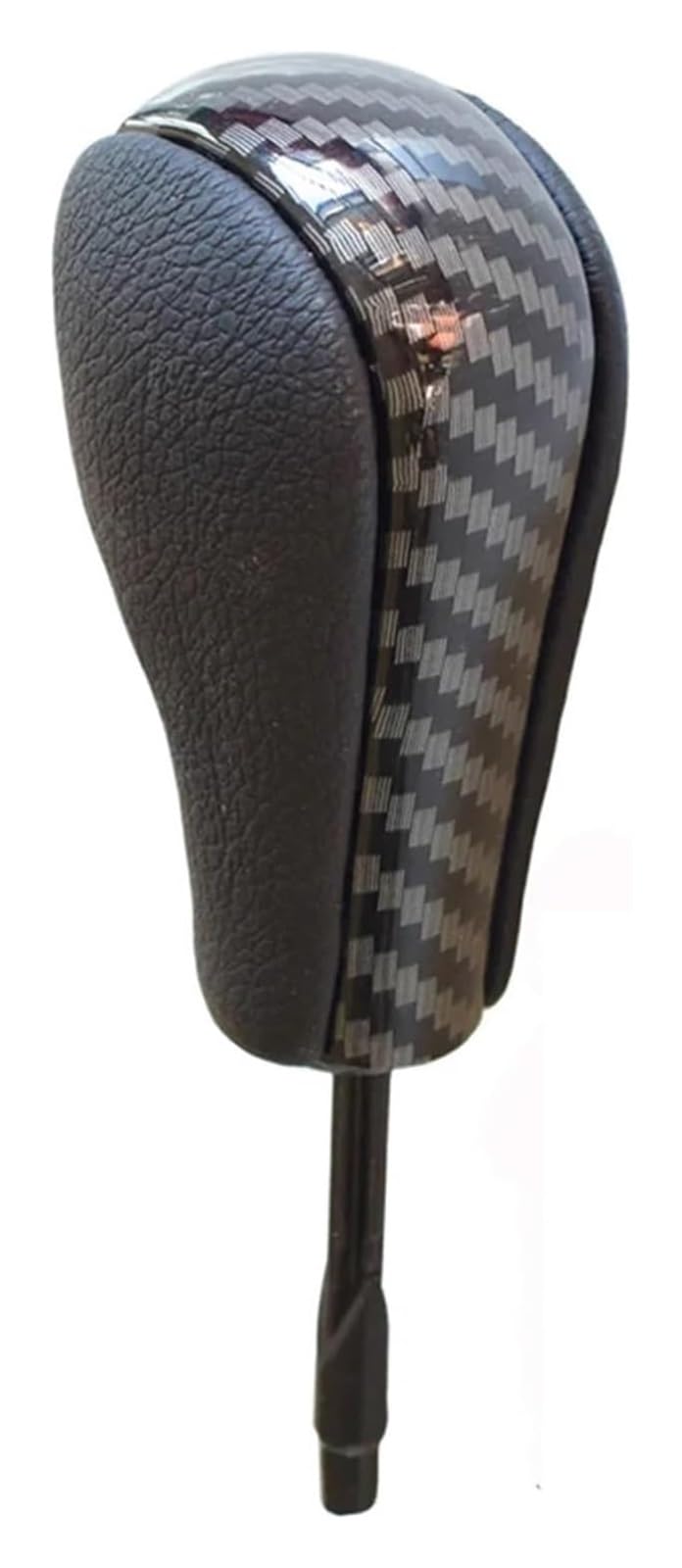 Auto Schalthebel Stick Shifter Für BM&W E39 E46 E53 E60 E61 E63 E64 E83 E81 E82 E87 E90 E91 E92 E93 Auto Kurzer Langer Schalthebel Auto Automatischer at-Shift-Schaltknauf(Carbon Fiber-Short) von ABHBVGZFZT