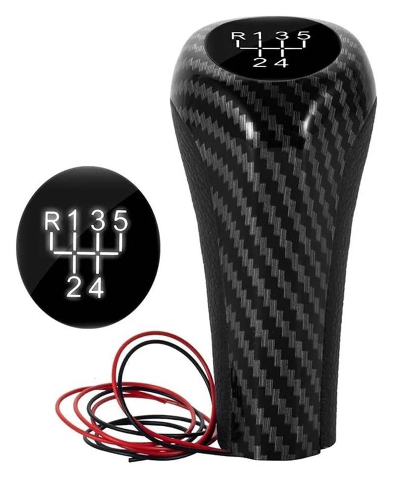 Auto Schalthebel Stick Shifter Für BM&W E39 E60 E61 E46 E82 E87 E90 E91 E92 Für X1 Für X3 Für X5 M5 Schaltknauf Mit Licht Hebel Shifter Handball Kopf Kappe von ABHBVGZFZT