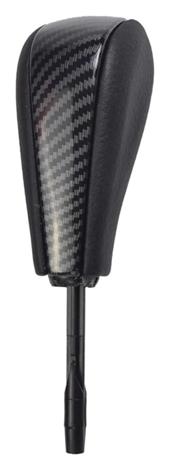 Auto Schalthebel Stick Shifter Für BM&W E46 E60 E61 E81 E82 E87 E38 E39 E83 E53 E61 E90 E92 E93 Automatischer Schaltknaufkopf Schalthebelhebel(Carbon Fiber-Short) von ABHBVGZFZT