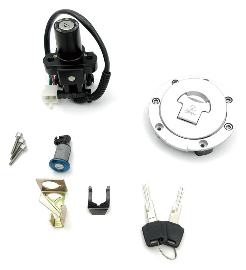 Tankdeckel Kraftstoff Zündschalter Für CB400 Für CB1300 Für CBR600 Für CBR929 Für CBR1000 Motorrad Zündschalter Tankdeckel Sitzschlossschlüssel von ABHBVGZFZT