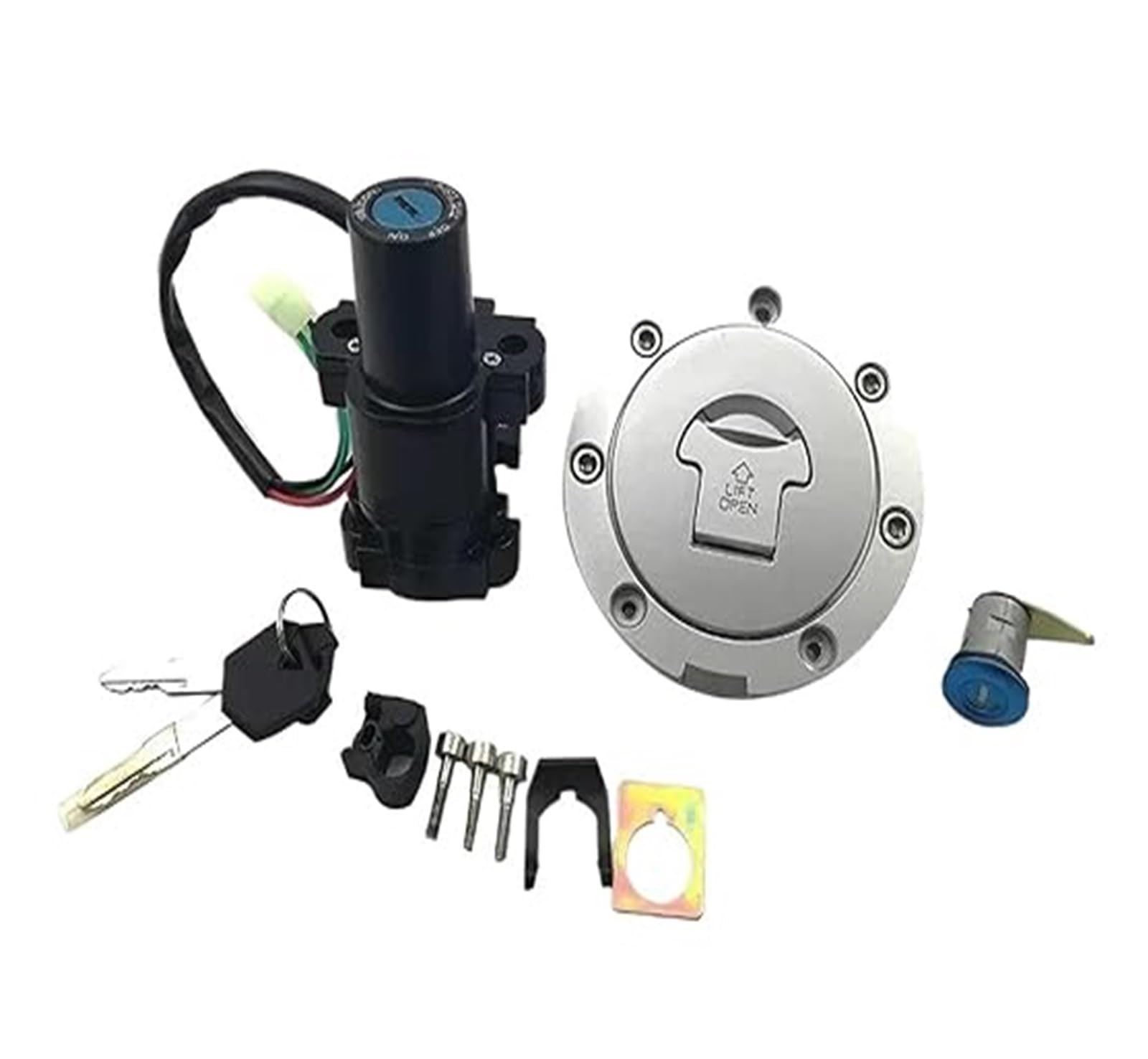 Tankdeckel Kraftstoff Zündschalter Für CBF500 Für CBF600 Für CBF1000 2004-2010 Motorrad Zündschlossschloss Tankdeckelschloss Sitzsatz Mit Schlüssel Zündschloss Tankdeckel Kraftstoff Zündschalter Für CBF500 Für CBF600 Für CBF1000 2004-2010 Motorrad Zündschlossschloss Tankdeckelschloss Sitzsatz Mit Schlüssel Zündschloss von ABHBVGZFZT