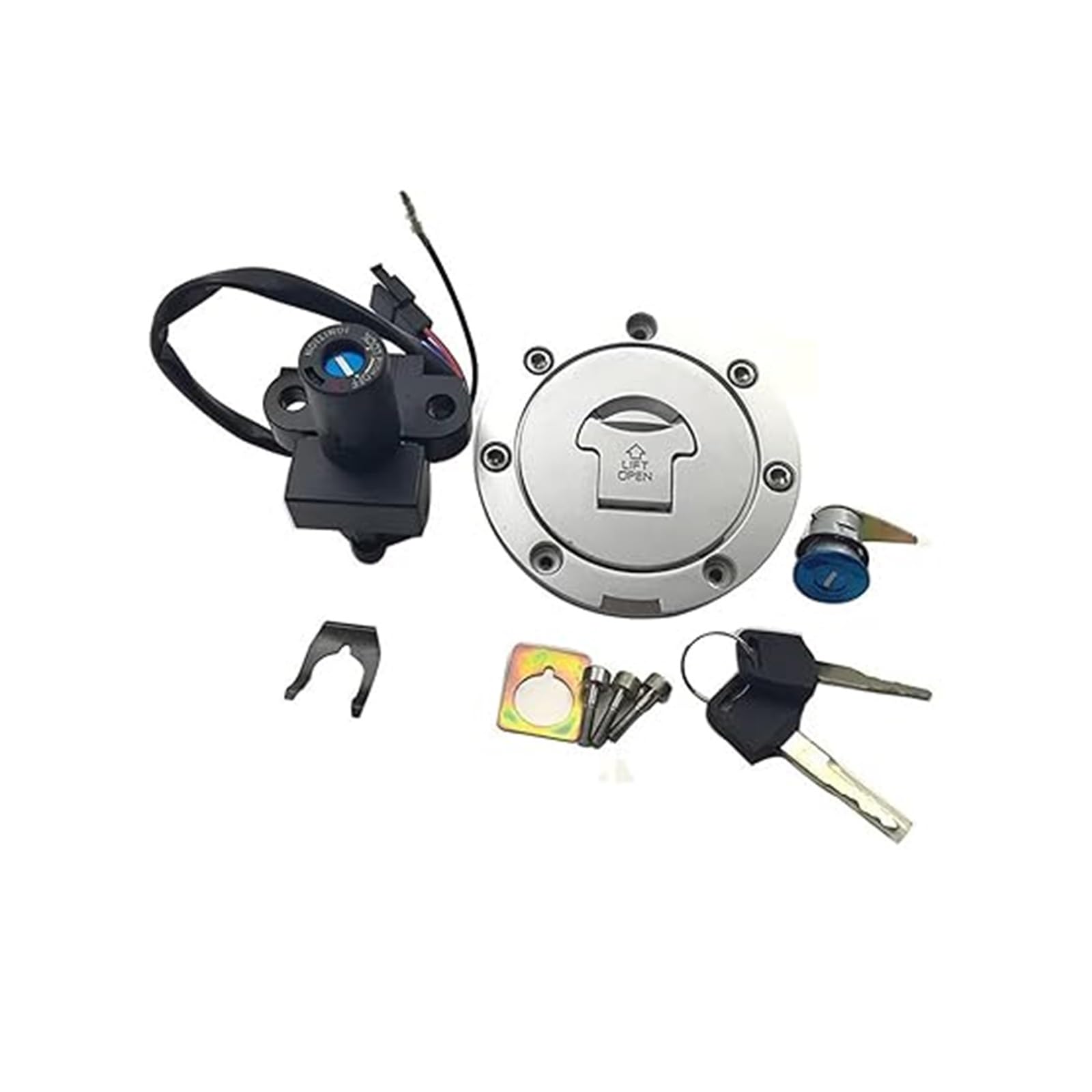 Tankdeckel Kraftstoff Zündschalter Für CBR 600 F2 1991-1994 Für CBR 600 F3 1995-1998 Motorrad Zündschalter Verriegelt Tankdeckel Und Sitz Mit Zwei Schlüsselsätzen Zündschloss Tankdeckel Kraftstoff Zündschalter Für CBR 600 F2 1991-1994 Für CBR 600 F3 1995-1998 Motorrad Zündschalter Verriegelt Tankdeckel Und Sitz Mit Zwei Schlüsselsätzen Zündschloss von ABHBVGZFZT