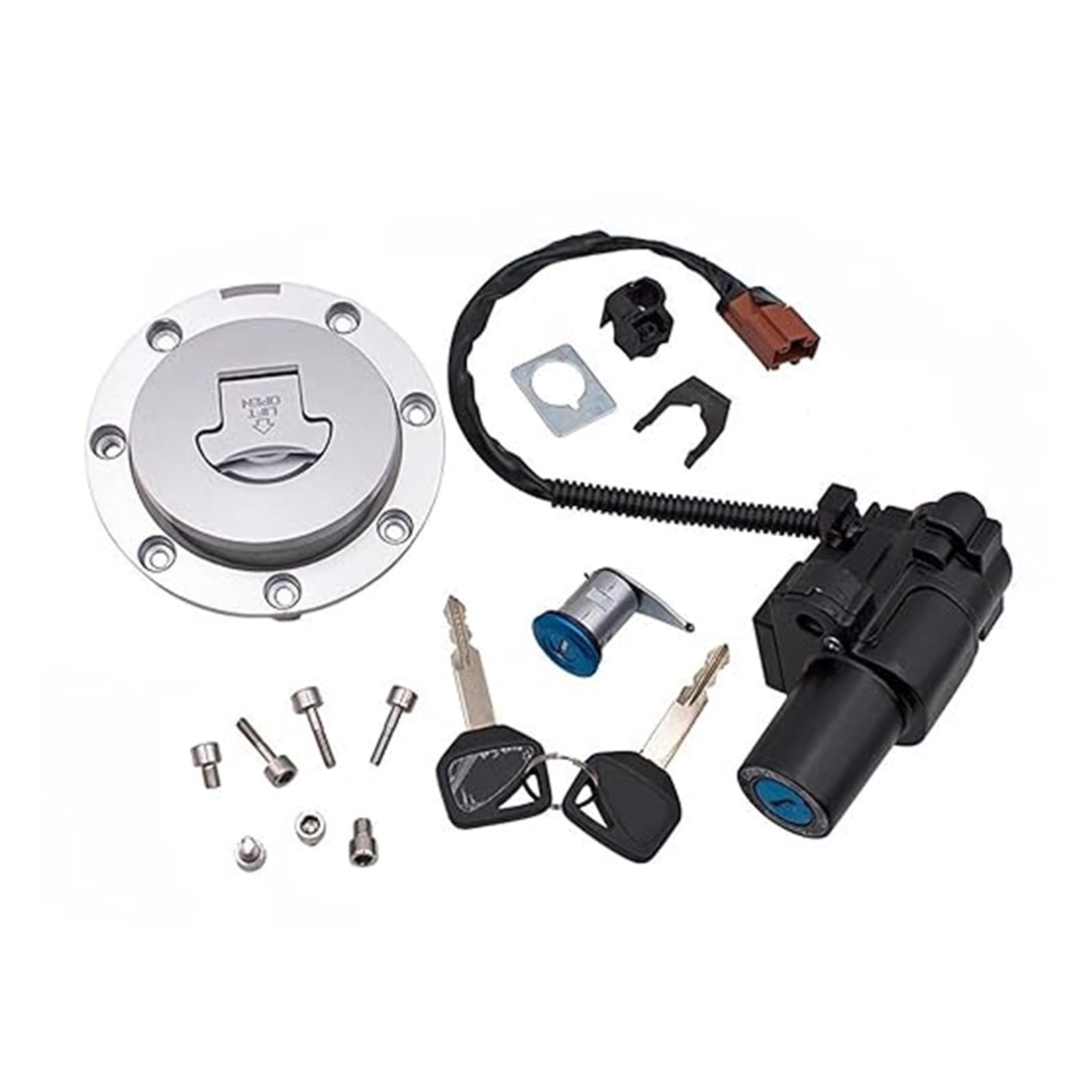 Tankdeckel Kraftstoff Zündschalter Für CBR 600RR Für CBR1000RR 2007-2014 Motorrad Zündschloss Sitzschloss Gasabdeckung Schlüsselsatz DLCHD0714 Zündschloss Tankdeckel Kraftstoff Zündschalter Für CBR 600RR Für CBR1000RR 2007-2014 Motorrad Zündschloss Sitzschloss Gasabdeckung Schlüsselsatz DLCHD0714 Zündschloss von ABHBVGZFZT