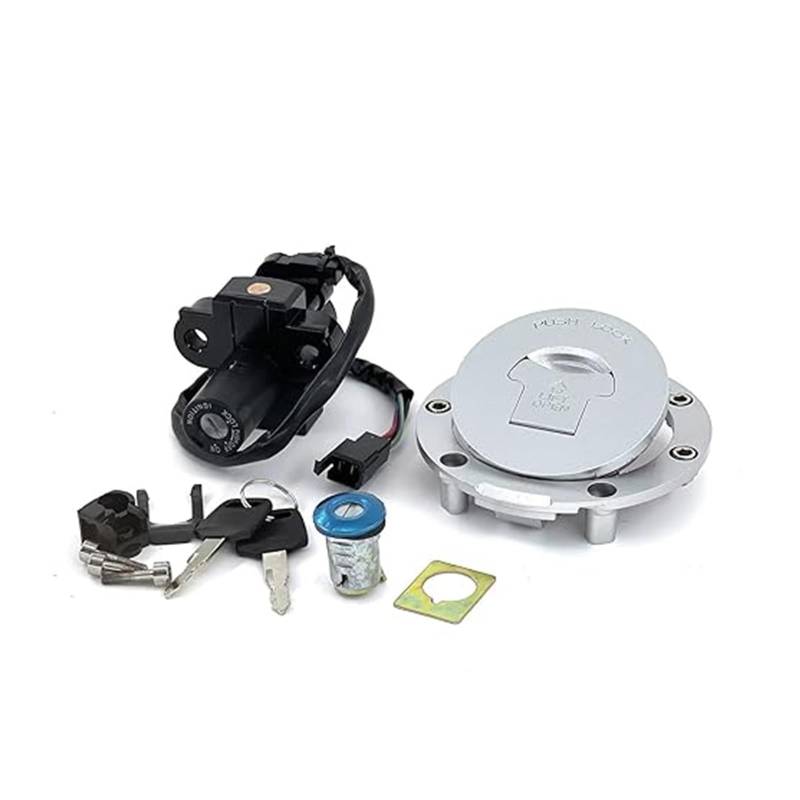 Tankdeckel Kraftstoff Zündschalter Für CBR400 Für CBR250 Für VFR400 NC23 NC29 MC19 MC22 NC35 Motorrad Zündschloss Schloss Tankdeckel Tankdeckel Schlüssel Zündschloss von ABHBVGZFZT