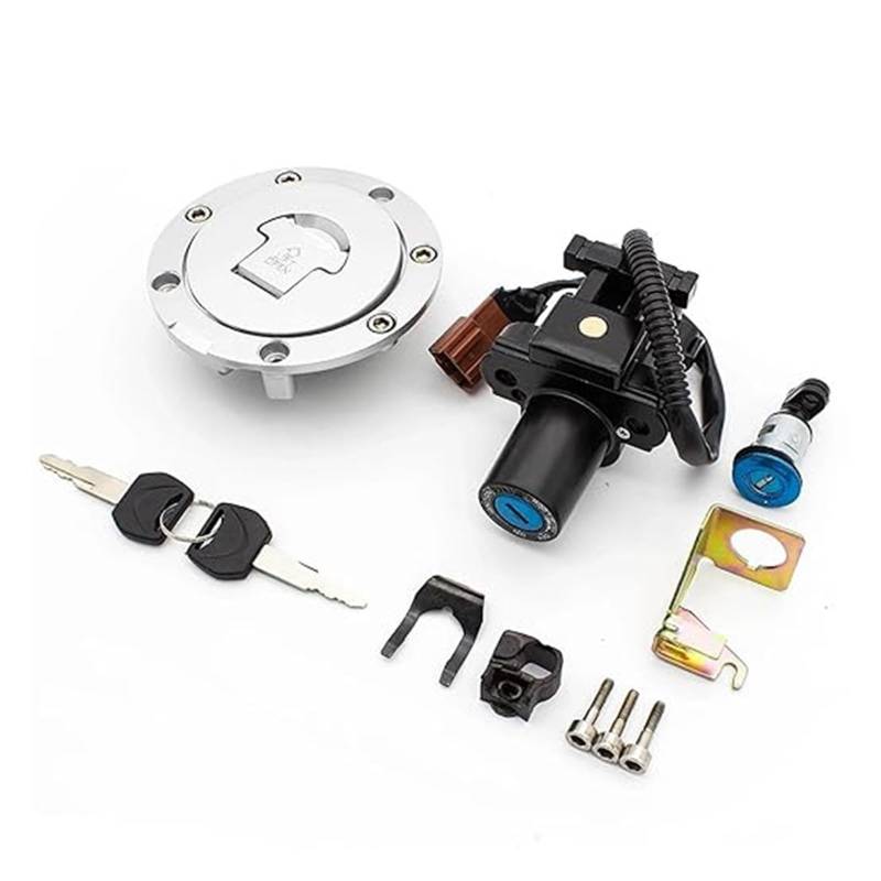 Tankdeckel Kraftstoff Zündschalter Für CBR600RR Für CBR1000RR Für CBF1000 Für Hornet Für CB1000R 2007-2016 Kraftstoff Tank Kappe Zündung Schalter Sitz Lock Schlüssel Zündschloss von ABHBVGZFZT