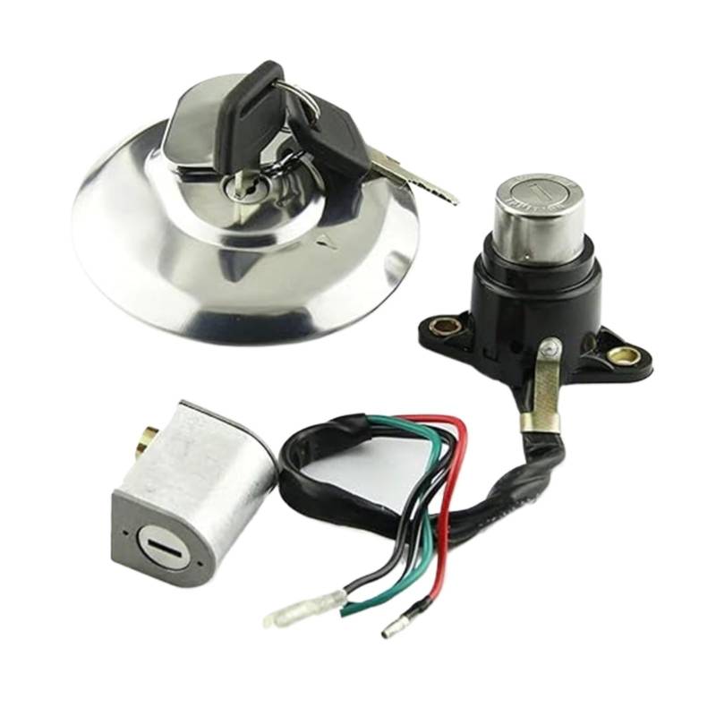 Tankdeckel Kraftstoff Zündschalter Für CM125 cm 125 1987-1999 Motorrad Zündschloss Kraftstoff Tankdeckel Schloss Schlüssel Set Zündschloss von ABHBVGZFZT