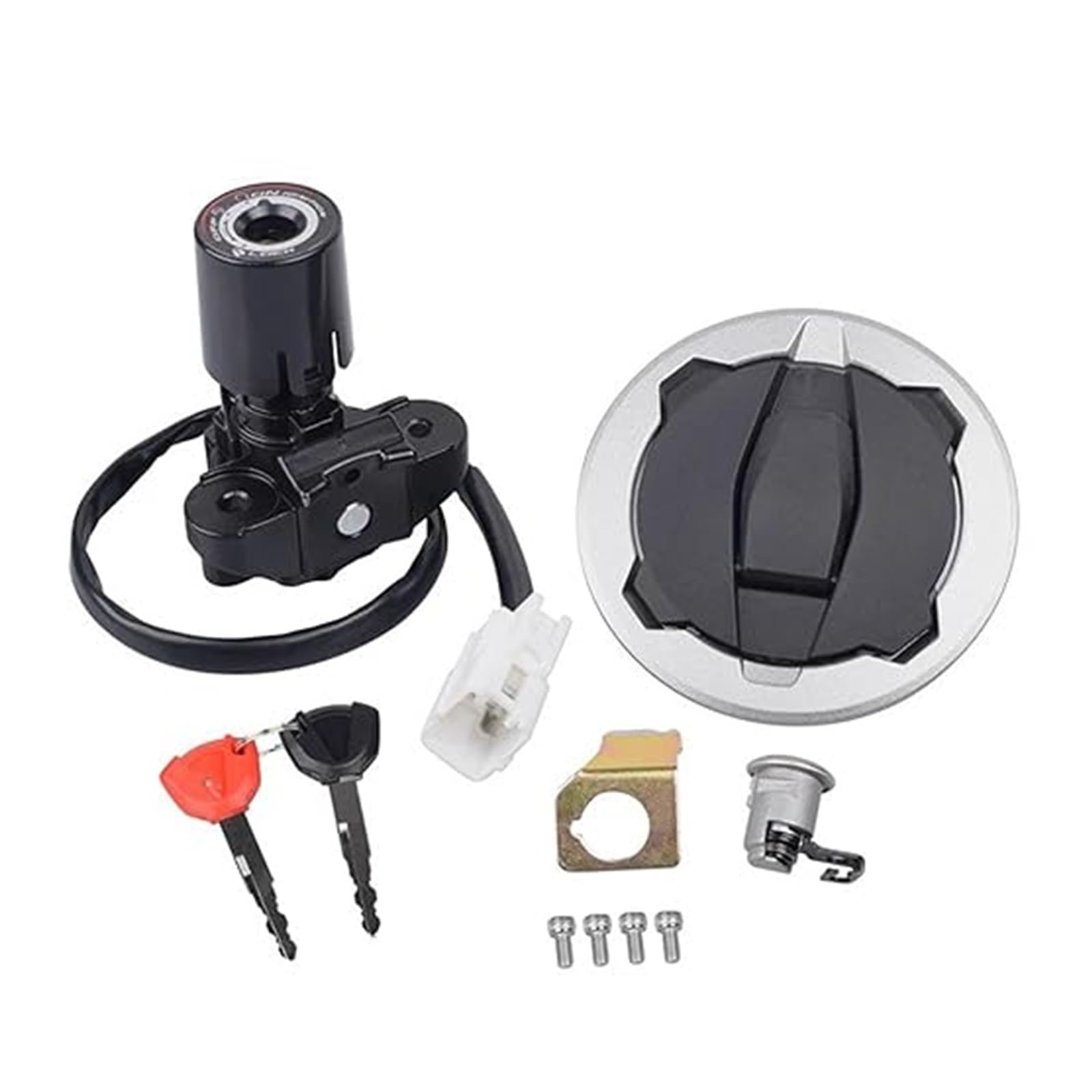 Tankdeckel Kraftstoff Zündschalter Für K&awasaki Für Ninja 400 Für Z400 Für EX400 2018-2023 Motorrad Zündschalter Kit Montage Mit 2 Schlüsseln Zündschloss Tankdeckel Kraftstoff Zündschalter Für K&awasaki Für Ninja 400 Für Z400 Für EX400 2018-2023 Motorrad Zündschalter Kit Montage Mit 2 Schlüsseln Zündschloss von ABHBVGZFZT