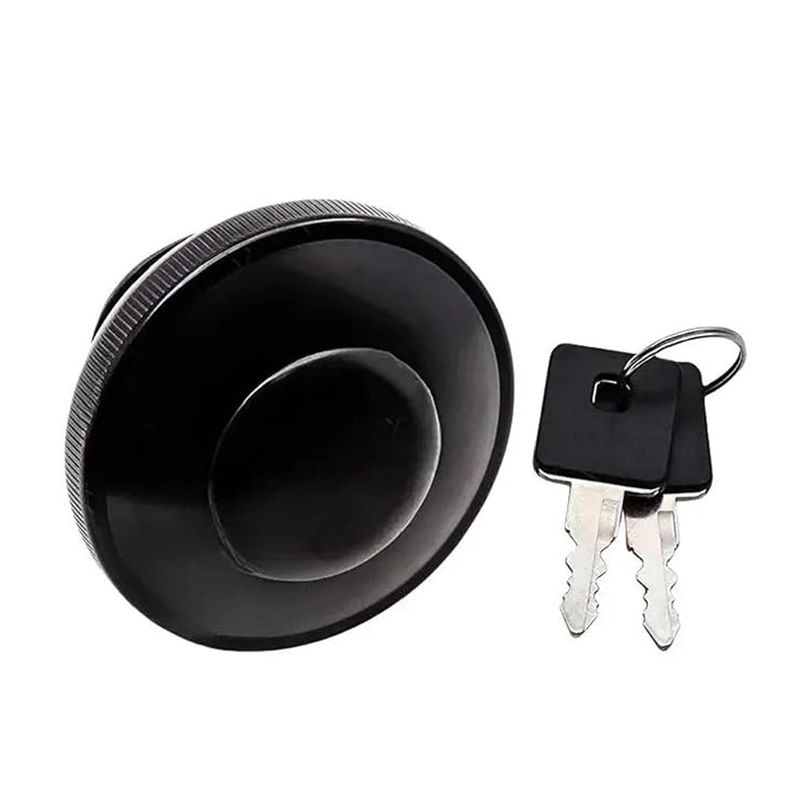 Tankdeckel Kraftstoff Zündschalter Für Sportster 883 XL 883 1995-2003 Motorrad Zündschloss Sperren Kraftstoff Gas Kappe Abdeckung Zündschloss(Fuel Cap Black) von ABHBVGZFZT