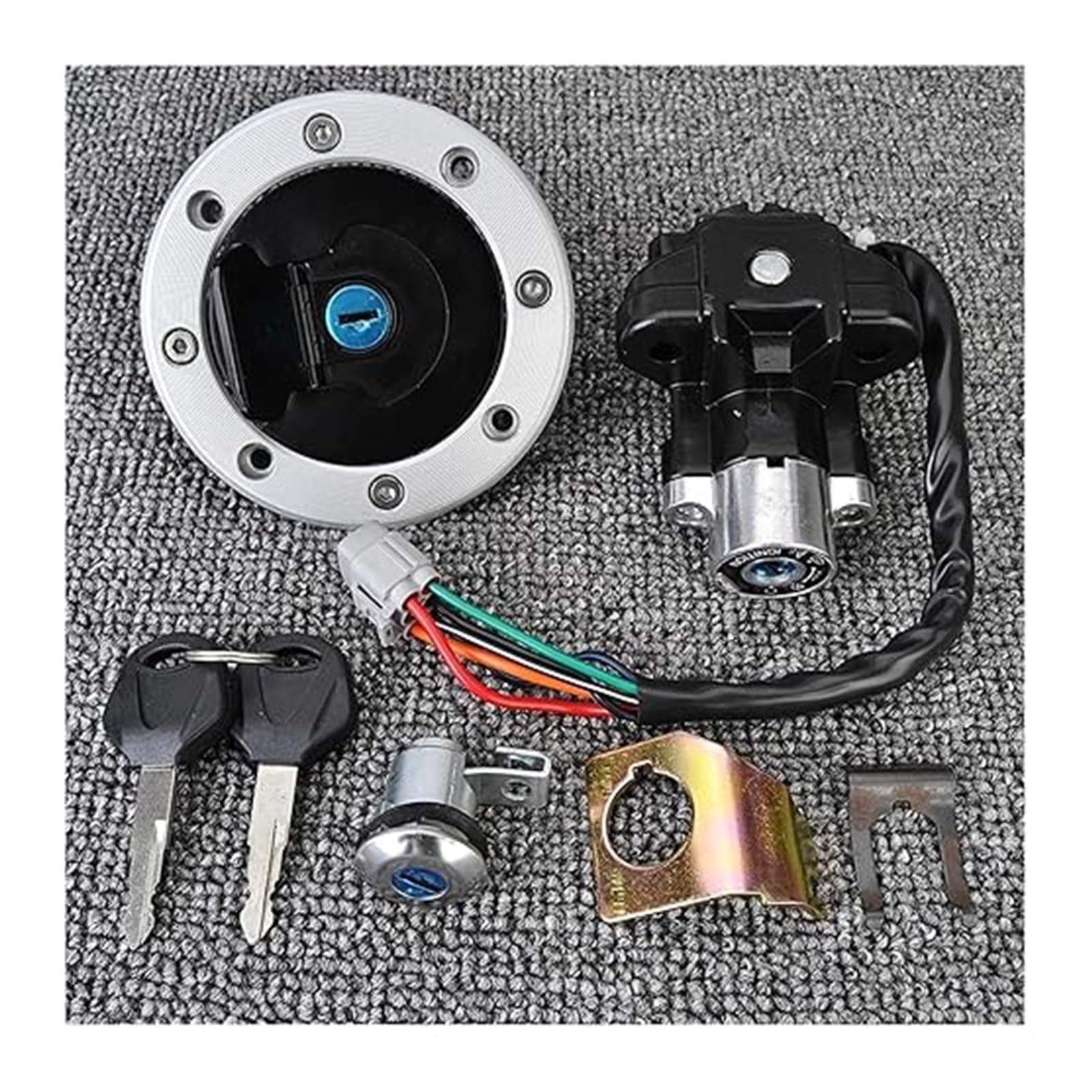 Tankdeckel Kraftstoff Zündschalter Für Suzuki Für DL1000 Für DL650 Für V-Strom 2002-2012 Motorräder Zündschloss Tankdeckel Sitz Schlüsselschloss Set Zündschloss Tankdeckel Kraftstoff Zündschalter Für Suzuki Für DL1000 Für DL650 Für V-Strom 2002-2012 Motorräder Zündschloss Tankdeckel Sitz Schlüsselschloss Set Zündschloss von ABHBVGZFZT