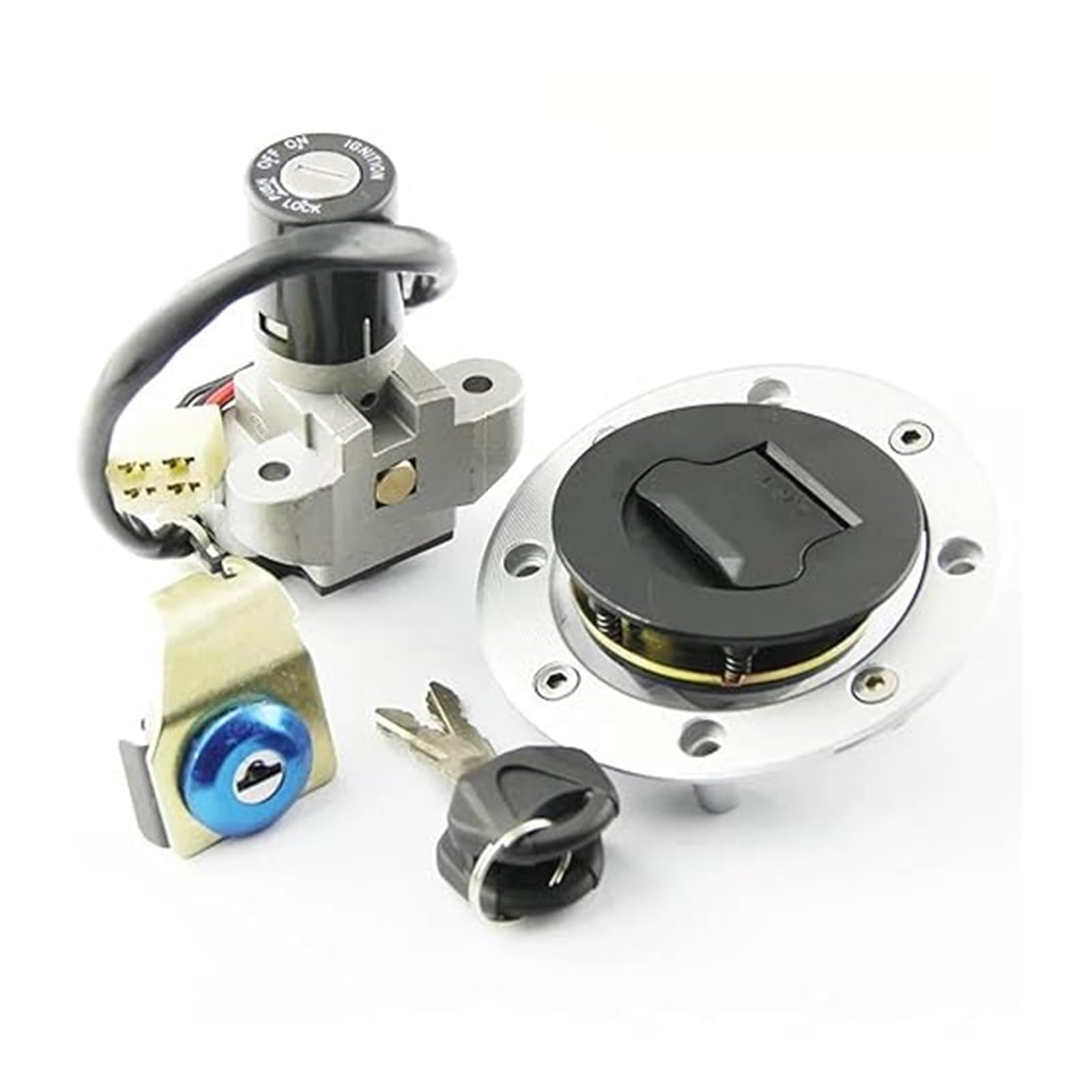 Tankdeckel Kraftstoff Zündschalter Für Suzuki Für GS500 2001-2012 Motorrad Zündschloss Sitzschloss Schlüssel Tankdeckel Anzug Zündschloss Tankdeckel Kraftstoff Zündschalter Für Suzuki Für GS500 2001-2012 Motorrad Zündschloss Sitzschloss Schlüssel Tankdeckel Anzug Zündschloss von ABHBVGZFZT