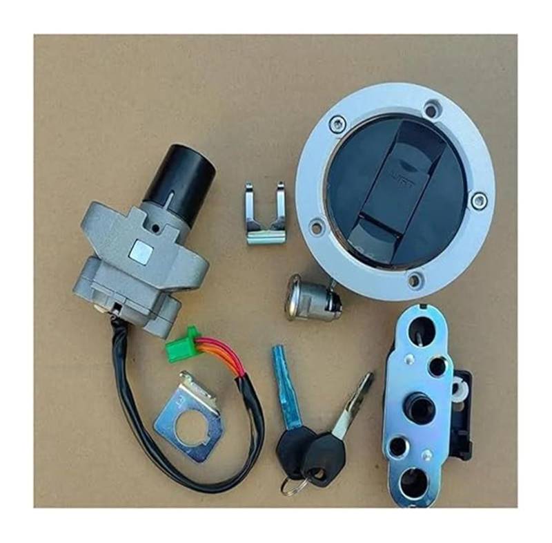 Tankdeckel Kraftstoff Zündschalter Für Suzuki Für GSXR250 Für GW250 Für Inazuma 250 250cc 2014-2017 Zündschalter Tankdeckel Sitzschlossschlüssel Zündschloss von ABHBVGZFZT