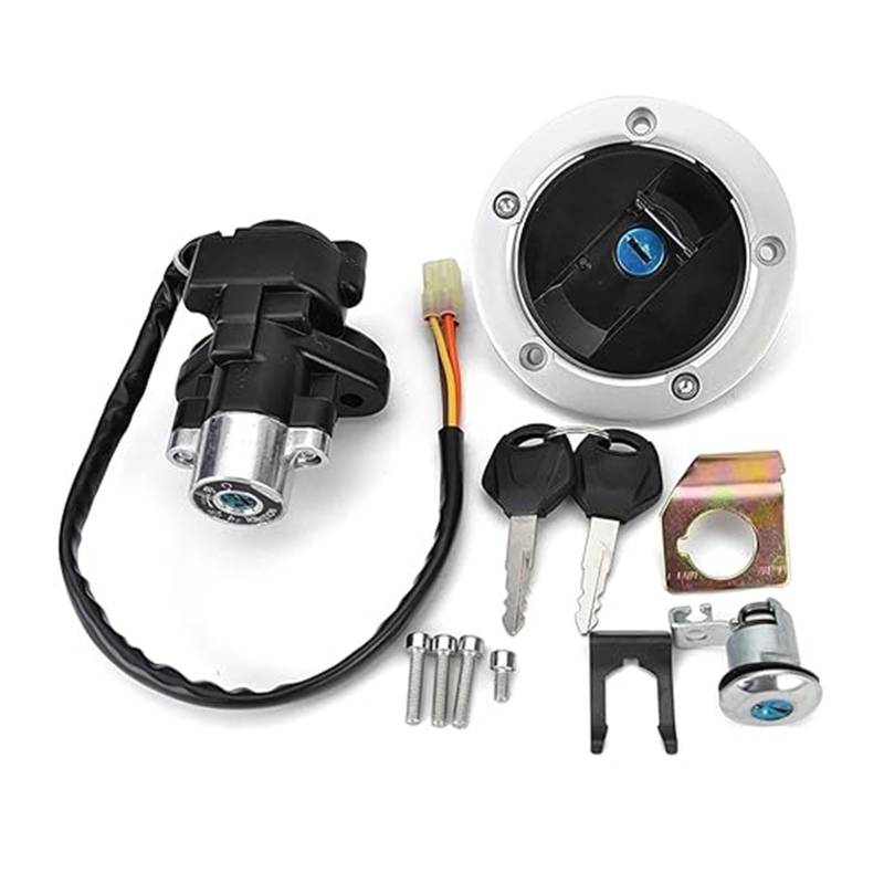Tankdeckel Kraftstoff Zündschalter Für Suzuki Für SV650 Für SV1000 Für SFV650 Für GSXR1000 2003-2015 Kraftstoff Tank Kappe Zündschalter Sitz Schloss Mit Schlüssel Kit Zündschloss von ABHBVGZFZT
