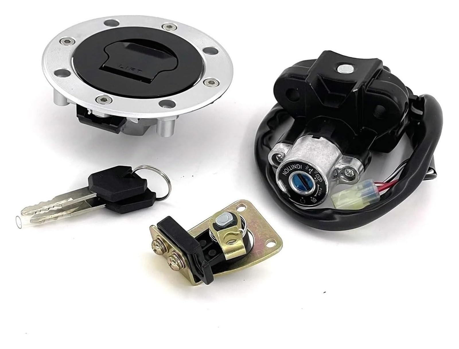 Tankdeckel Kraftstoff Zündschalter Für Suzuki Für TL1000S Für GSX1200 Für Katana 600 750 1997-2006 Motorrad Zündschloss Feul Tank Tankdeckel Abdeckung Sitzschloss Schlüssel Tankdeckel Kraftstoff Zündschalter Für Suzuki Für TL1000S Für GSX1200 Für Katana 600 750 1997-2006 Motorrad Zündschloss Feul Tank Tankdeckel Abdeckung Sitzschloss Schlüssel von ABHBVGZFZT