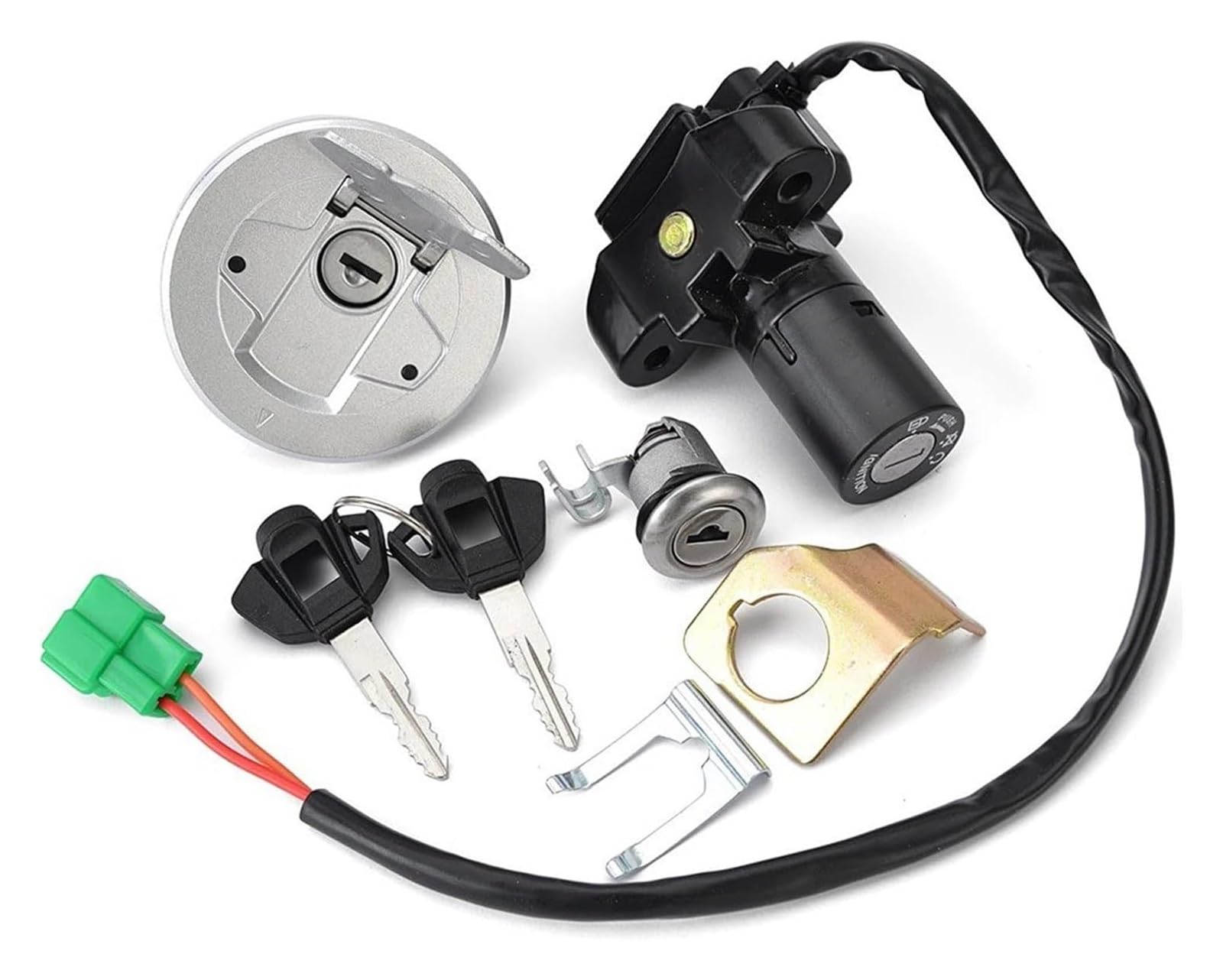 Tankdeckel Kraftstoff Zündschalter Für Suzuki GIXXER155 GSX150 GSX150F 2016-2018 Motorrad Kraftstoff Gas Kappe Zündschloss Sitz Schloss Mit Schlüssel Kit Tankdeckel Kraftstoff Zündschalter Für Suzuki GIXXER155 GSX150 GSX150F 2016-2018 Motorrad Kraftstoff Gas Kappe Zündschloss Sitz Schloss Mit Schlüssel Kit von ABHBVGZFZT