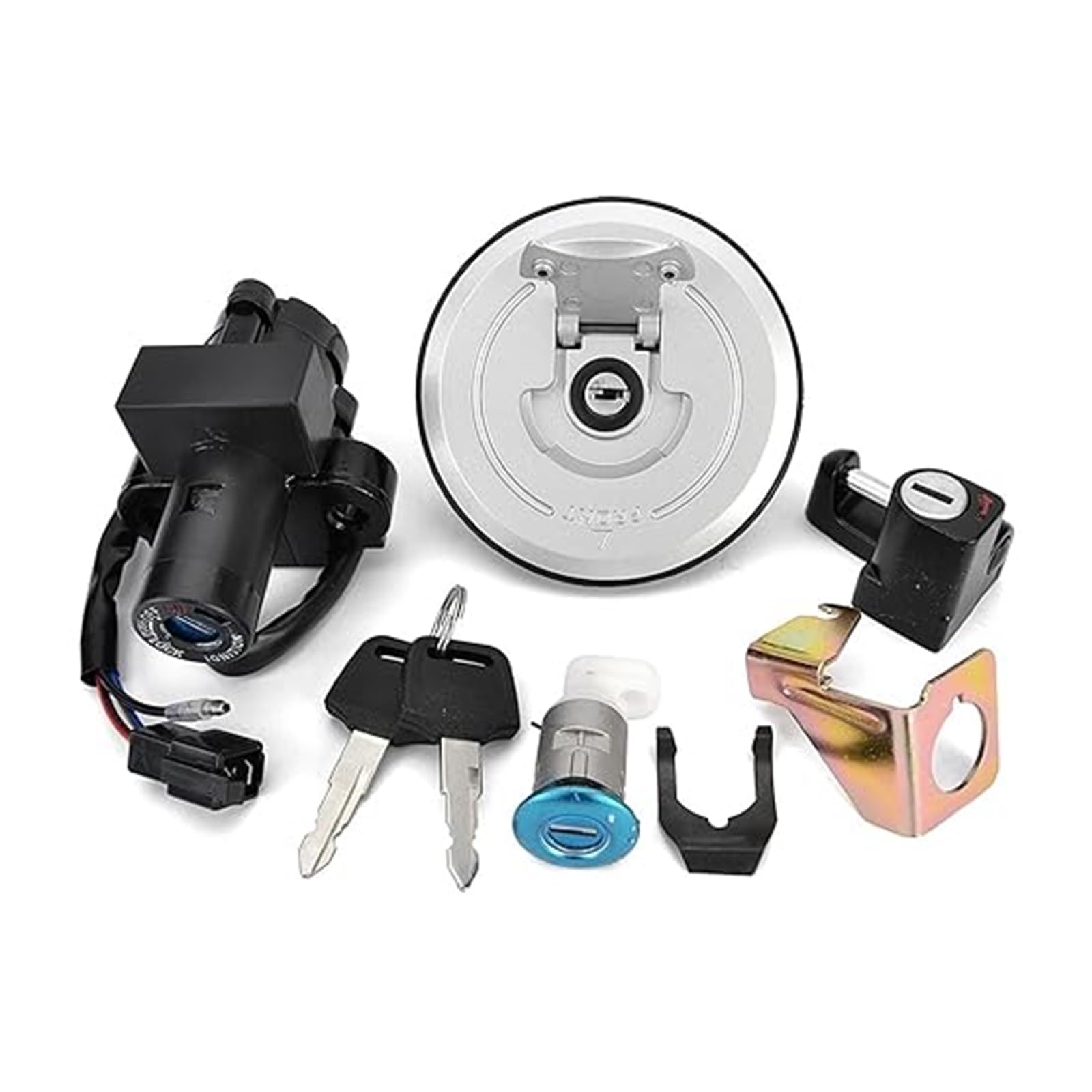 Tankdeckel Kraftstoff Zündschalter Für VTR250 Für MC33 1998-2007 Kraftstoff Gas Kappe Zündung Schalter Sitz Schloss Mit Schlüssel Kit Zündschloss Tankdeckel Kraftstoff Zündschalter Für VTR250 Für MC33 1998-2007 Kraftstoff Gas Kappe Zündung Schalter Sitz Schloss Mit Schlüssel Kit Zündschloss von ABHBVGZFZT