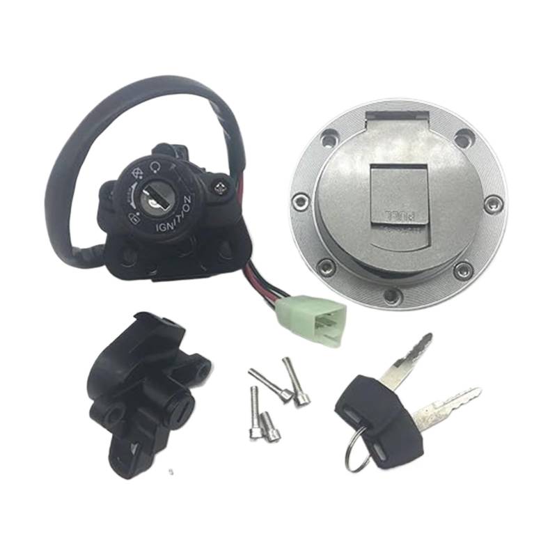 Tankdeckel Kraftstoff Zündschalter Für XJR400 Für XJR1200 Für YZF1000 Für YZF600R 1993-2003 Motorrad Zündschalter Tankdeckel Sitzschloss Schlüsselsatz Zündschloss von ABHBVGZFZT