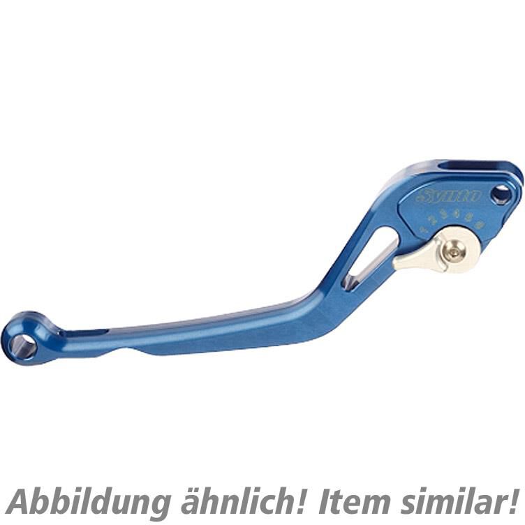 ABM Kupplungshebel einstellbar Synto KH28 lang blau/silber von ABM