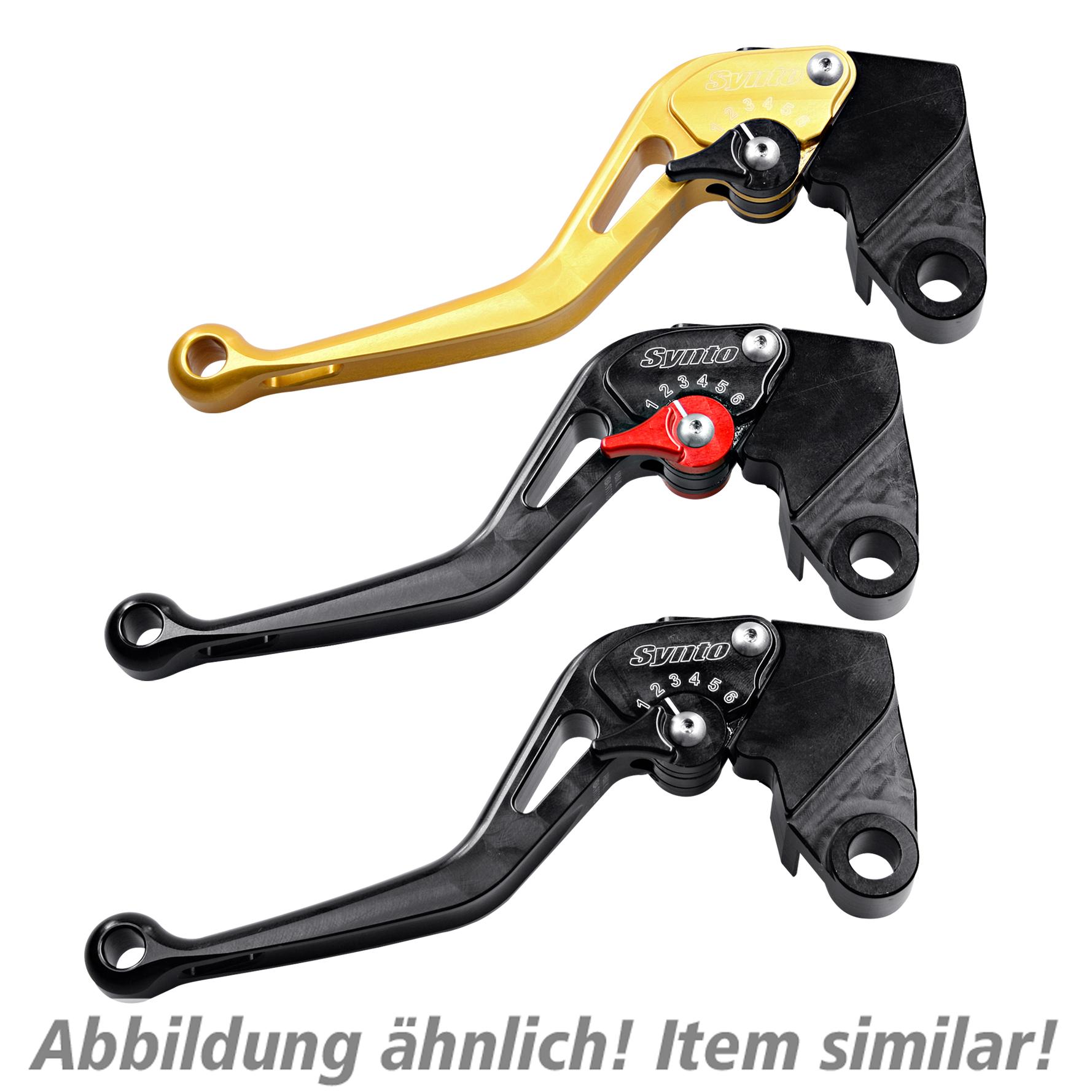 ABM Kupplungshebel einstellbar Synto KH61 lang gold/schwarz von ABM