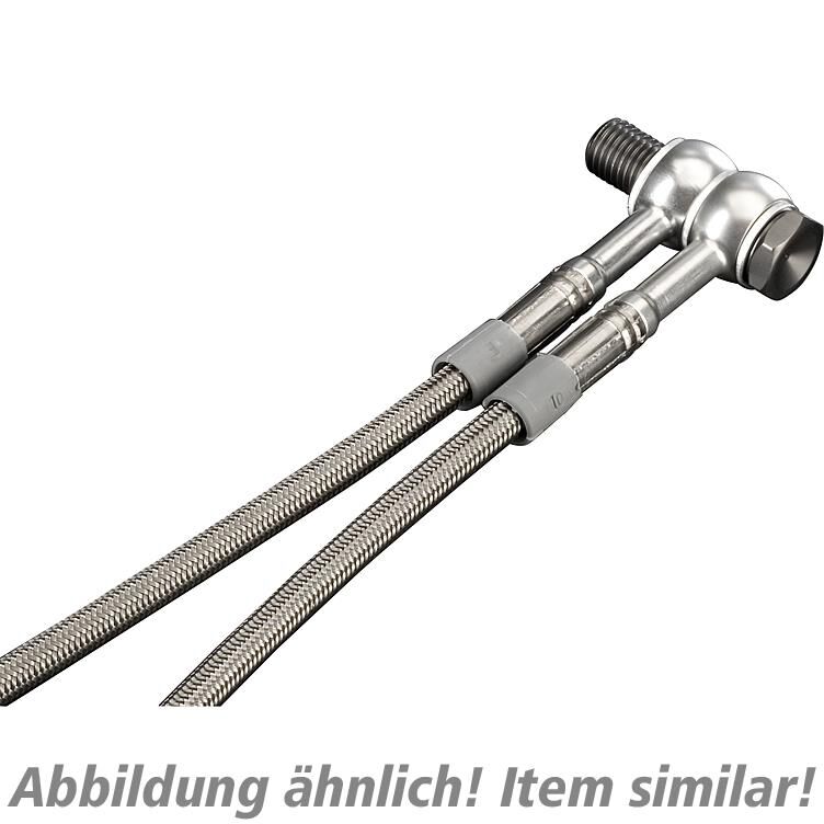 ABM Stahlflex Bremsleitung für Rastenanlage YZF R1 02 bis 03 von ABM