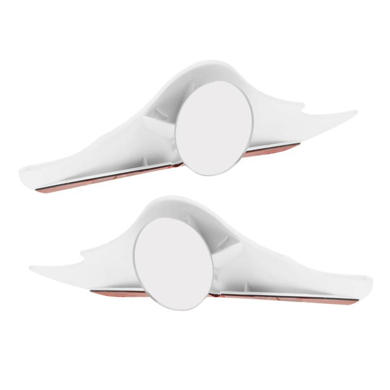 ABOOFAN 1 Paar Regenbogen Rundspiegel Rücksitz Auto Rückspiegel Rückspiegel Kfz Außenzubehör Seitenspiegel Für Auto Autospiegel Autospiegel Weißes Pvc von ABOOFAN