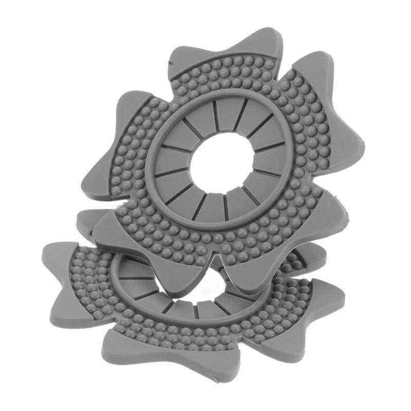 ABOOFAN 1 Paar Wischerlochschutz Wischerarmabdeckung Wischerhaube Auto-wischerarmloch-schutzpolster Windschutzscheiben-ablaufabdeckung Regen Überschuhe Scheibenwischerabdeckung Pvc Grey von ABOOFAN