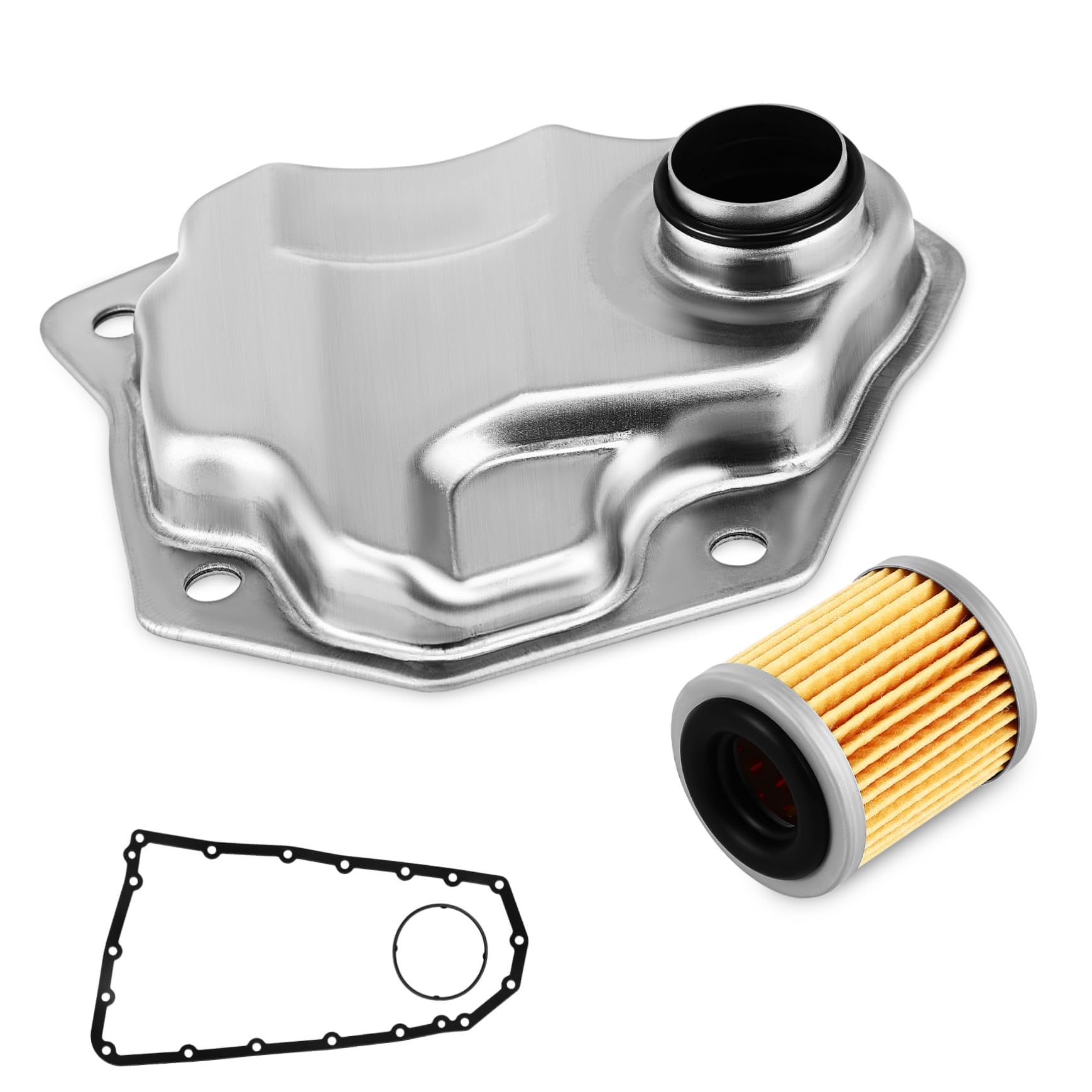 ABOOFAN 1 Satz Autoteile Universal- Motorrad Bausatz Dichtung Sieb Getriebeölfilter Autozubehör Aluminiumlegierung Silver ABOOFAN 1 Satz Autoteile Universal- Motorrad Bausatz Dichtung Sieb Getriebeölfilter Autozubehör Aluminiumlegierung Silver von ABOOFAN