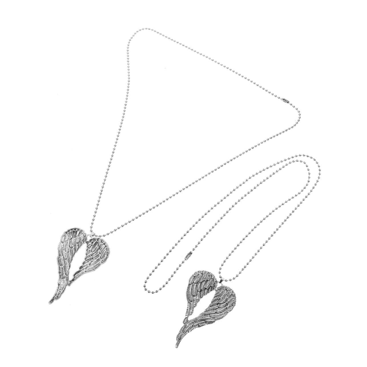 ABOOFAN 2 Stück Flügel Halskette Anhänger Rückspiegeldekor Retro -Anhänger Halskette mit Flügelanhänger Halskette mit Winkelflügeln Spiegelanhänger Legierung Silver ABOOFAN 2 Stück Flügel Halskette Anhänger Rückspiegeldekor Retro -Anhänger Halskette mit Flügelanhänger Halskette mit Winkelflügeln Spiegelanhänger Legierung Silver von ABOOFAN