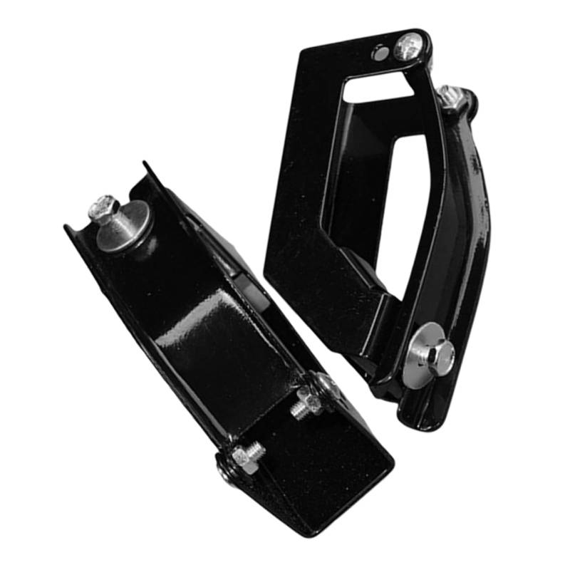 ABOOFAN 2 Stück Querträgerklammern Für Autos Querstangenklemmen Dachträgerclip Dachträgermontage Querstangen-aufhänger-Clips Befestigungsclips Für Dachträger Black Eisen von ABOOFAN