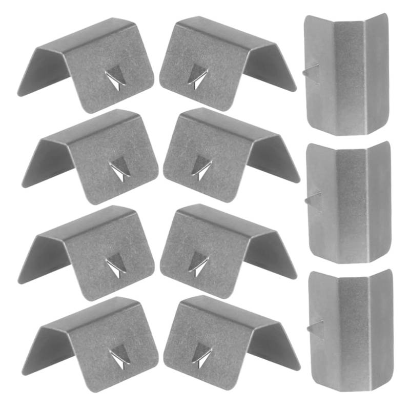 ABOOFAN 20 Stück Windschutzscheiben-Clip Clips Für Wind- Und Regenabweiser Dachträger-windabweiser-Clips Windschutzscheiben-windabweiser-Clips Regenabweiser-Clips Silver Rostfreier Stahl von ABOOFAN
