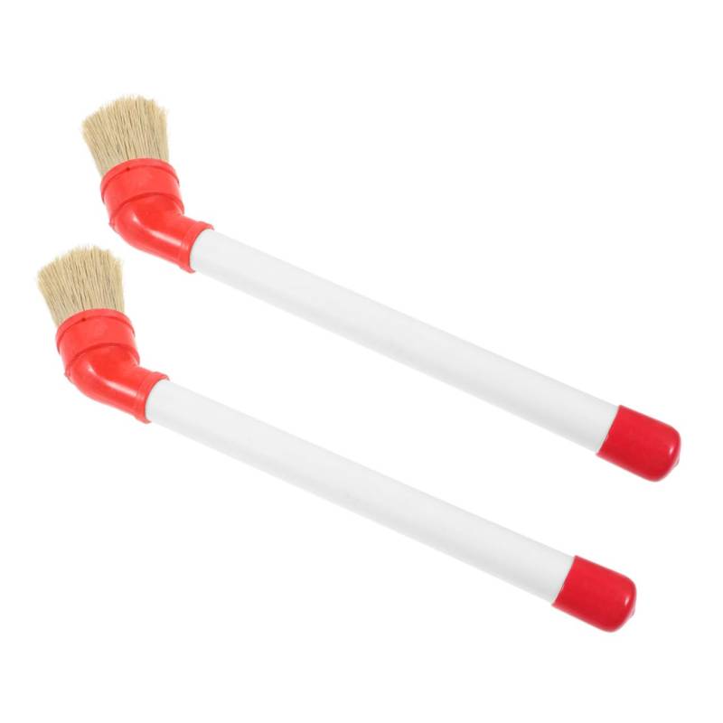 ABOOFAN 2Stücke Tire Cleaning Brush Ergonomic Round Head Design for Easy Wheel and Tire Detailing for Auto Interior and Engine Cleaning von ABOOFAN