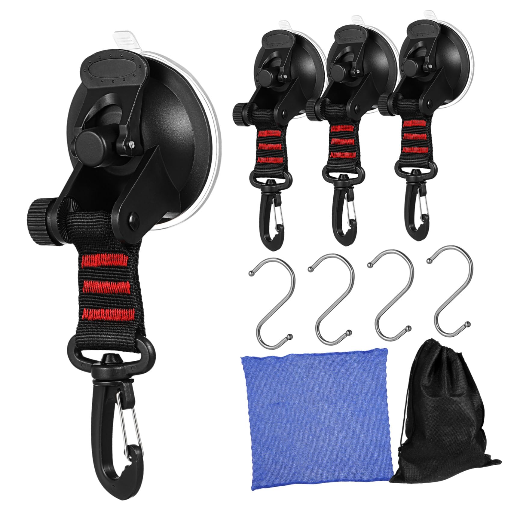 ABOOFAN 4 Stück Haken Mit Saugnapf Saugnäpfe Für Auto Markise Camping Fenster Saugnäpfe Mit Haken Camping Saugnapfhaken Saughaken Robuste Saugnäpfe Schwarz Abs ABOOFAN 4 Stück Haken Mit Saugnapf Saugnäpfe Für Auto Markise Camping Fenster Saugnäpfe Mit Haken Camping Saugnapfhaken Saughaken Robuste Saugnäpfe Schwarz Abs von ABOOFAN