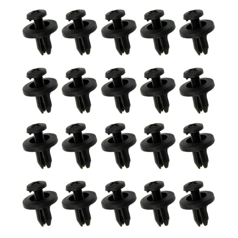 ABOOFAN 50Stücke Auto Stoßfänger Halterung Trimmklammern für Robuste Clips für Türverkleidung Radlaufverkleidung Einfach zu Ersetzen von ABOOFAN