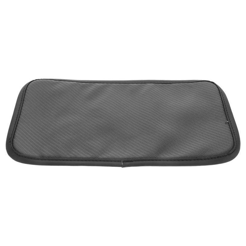 ABOOFAN Antirutschmatte Armlehnenboxmatte Unterlage Gepolstert Automobil Fit Mitte Für Kissen Auto Armlehne Pad Innere Stamm Ausruhen Tailliert Fokus Plus Pu-leder Black von ABOOFAN