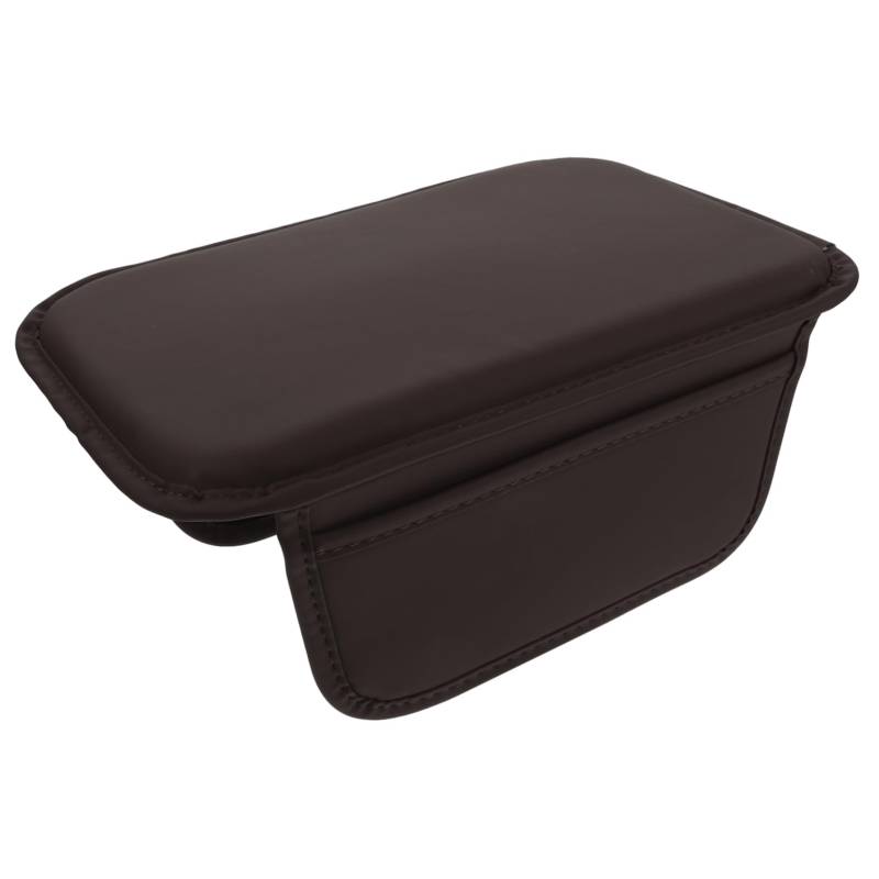 ABOOFAN Armlehnenmatte Schutzabdeckung der Mittelkonsole Armlehnenabdeckungen Auto-Mittelkonsolen-Armlehnenabdeckung auto armlehnenabdeckung mittelkonsole Leder Brown von ABOOFAN