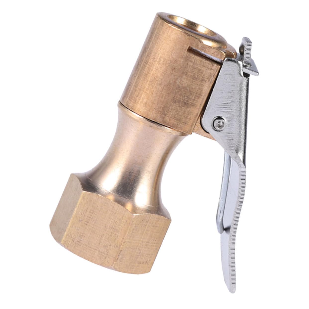 ABOOFAN Aufblasbares Spannfutter Inflator Kompressor Ersatz Spannfutter für Reifenfüller Luftfutter für Reifen Spannfutter für Autoreifen Klemmfutter Kupfer Golden von ABOOFAN
