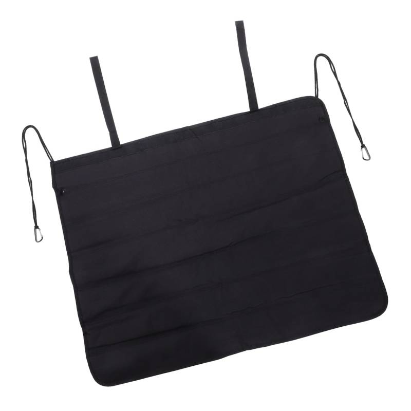 ABOOFAN Auto hinteren Stoßstangeschutz Automatten Auto stoßstange pad Auto Stoßfänger Beschützerpolster PVC Schwarz von ABOOFAN