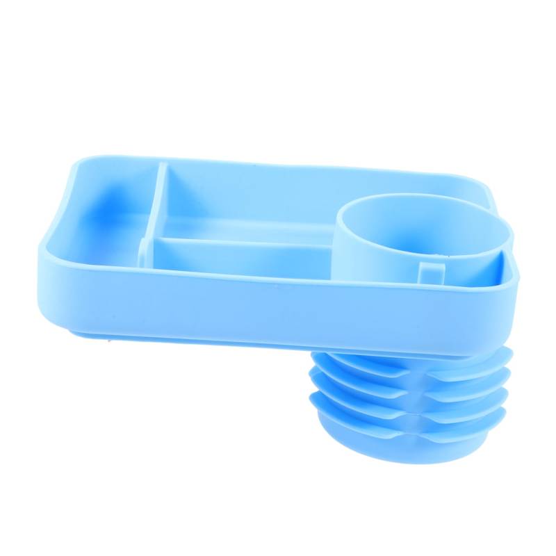 ABOOFAN Autositz-Getränkehalter-Snack-Tablett Autositz Tablett Autositz Essen Tablett Auto Babysitz Tablett Fahrzeug-Esstisch Reise-Esstablett für Autoablage Kieselgel Blue von ABOOFAN