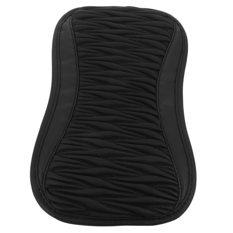 ABOOFAN Erhöhung der Pad -Armlehnenbox Kissen Unterlage Atmungsaktiv Unterstützung Ergonomisch Konsolenpad für SUV auto armlehne pad Armruhe für Auto Leder Black von ABOOFAN