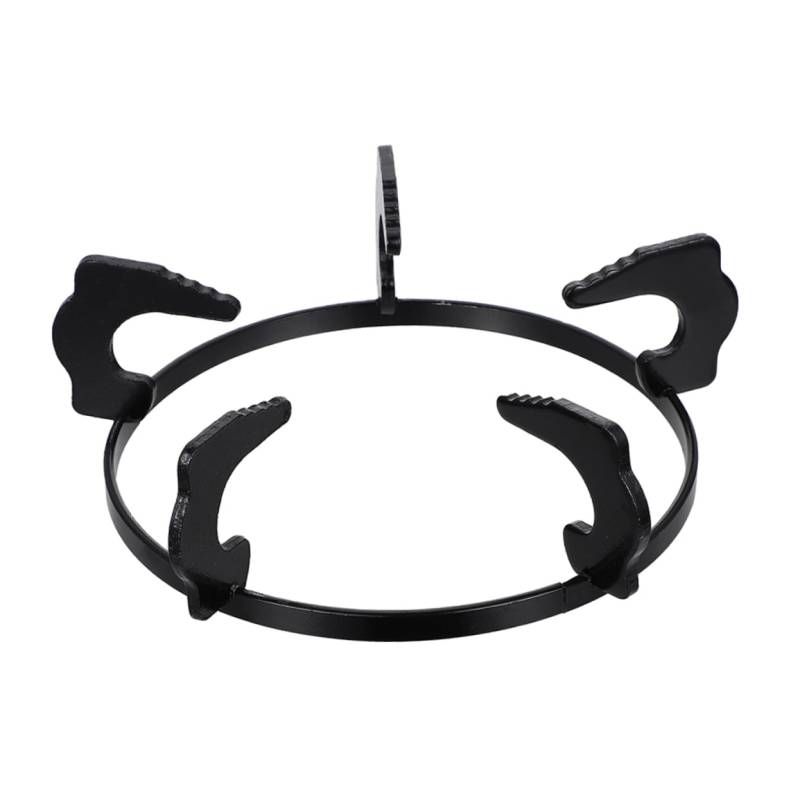 ABOOFAN Gasherdhalterstange gasherd Stehen Gasherd Wok Holder gasherd pfannenständer Gasbrand Ständer für Gasherd Gasherdgestell Gasherd-Halterung galvanisiertes Eisen Schwarz von ABOOFAN